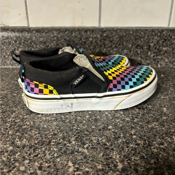 Vans Asher Super Colourful Slip On Shoes Size 12 Missy Super Cool Skate Shoes - Picture 3 of 11